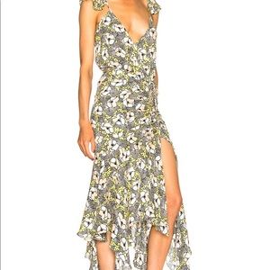Veronica Beard Martine Floral Print Cocktail Dress
